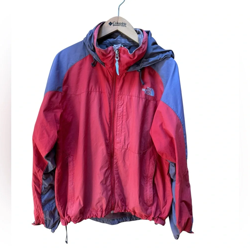 The North Face Burnt‎ Orange & Gray Hydrenalite Lightweight Zip Up Jacket